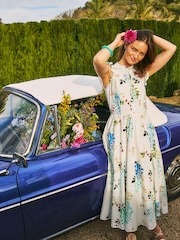 Платье-миди без рукавов с принтом Ted Baker Giolia - Image 1 of 6
