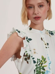 Платье-миди без рукавов с принтом Ted Baker Giolia - Image 3 of 6