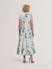 Платье-миди без рукавов с принтом Ted Baker Giolia - Image 4 of 6