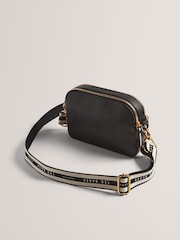 Ted Baker Navy Rivea-Woven Webbing Camera Bag - Image 4 of 8