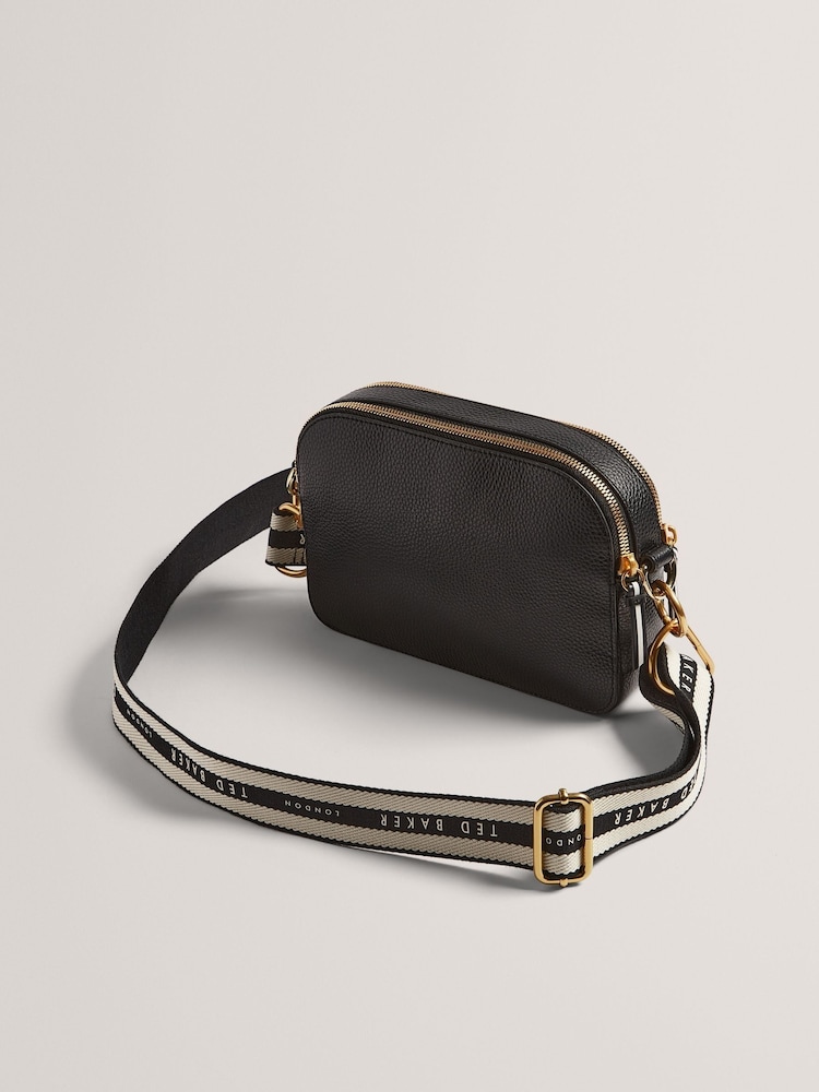 Ted Baker Navy Rivea-Woven Webbing Camera Bag - Image 4 of 8