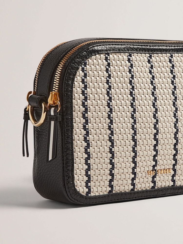 Ted Baker Navy Rivea-Woven Webbing Camera Bag - Image 5 of 8