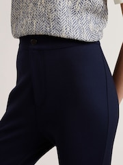 Ted Baker Blue Felinda Fly Front Stretch Leggings - Image 3 of 6