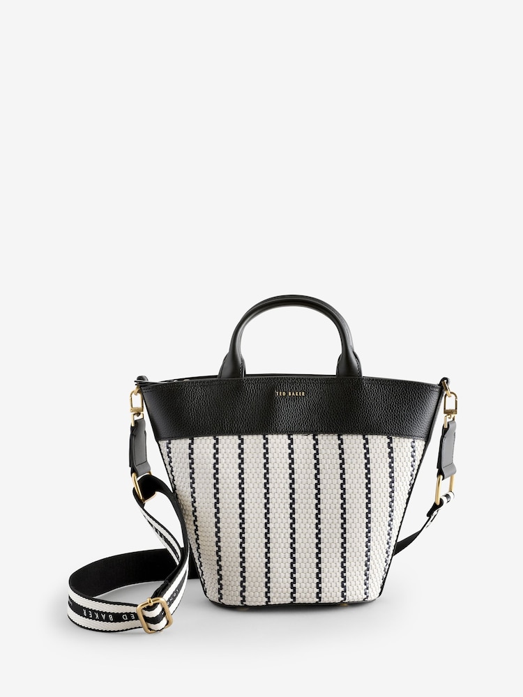 Ted Baker Blue Riveri-Woven Webbing Bucket Bag - Image 2 of 5 Ted Baker Blue Riveri-Woven Webbing Bucket Bag - Image 2 of 5