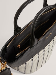Ted Baker Blue Riveri-Woven Webbing Bucket Bag - Image 5 of 5
