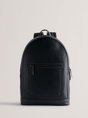 Ted Baker Black Lansen Leather Backpack - Image 1 of 4