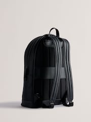 Ted Baker Black Lansen Leather Backpack - Image 2 of 4