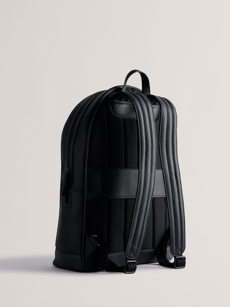 Ted Baker Black Lansen Leather Backpack - Image 2 of 4