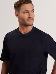 Ted Baker Kylars Basket-weave 100% Cotton T-Shirt - Bild 3 von 6