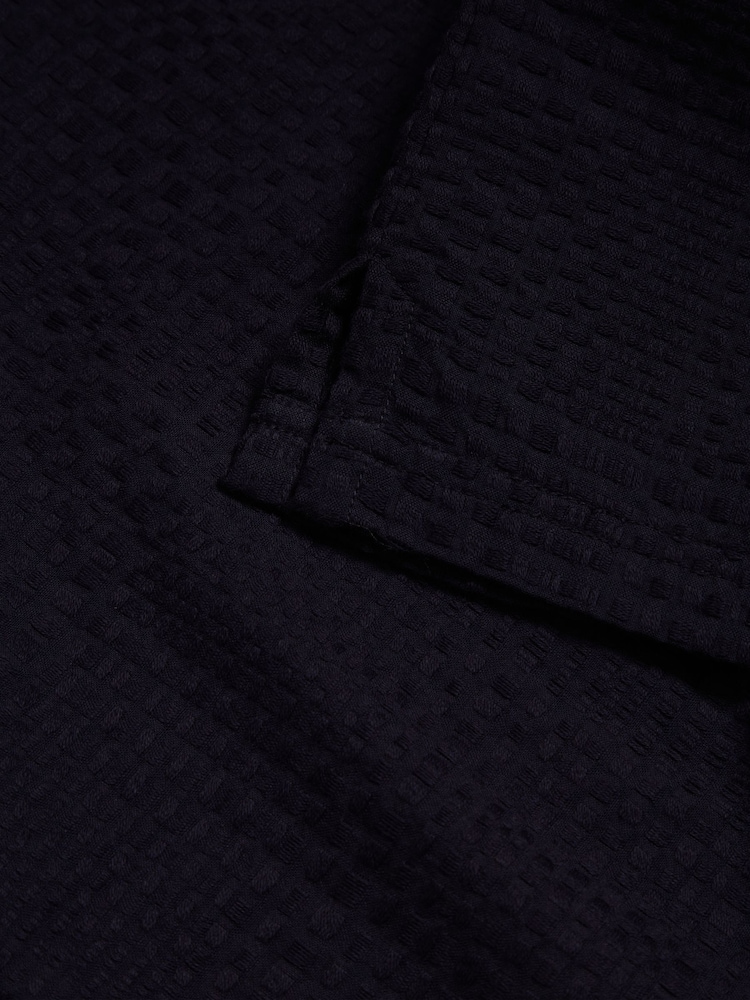 Ted Baker Blue Kylars Basket-weave 100% Cotton T-Shirt - Image 6 of 6 Ted Baker Blue Kylars Basket-weave 100% Cotton T-Shirt - Image 6 of 6
