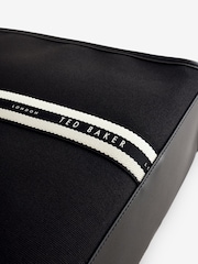 Ted Baker Black Georjey Branded Webbing Canvas Tote Bag - Image 4 of 7