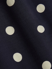 Ted Baker Blue Carmman Knit Bodice Polkadot Trouser Jumpsuit - Image 6 of 6