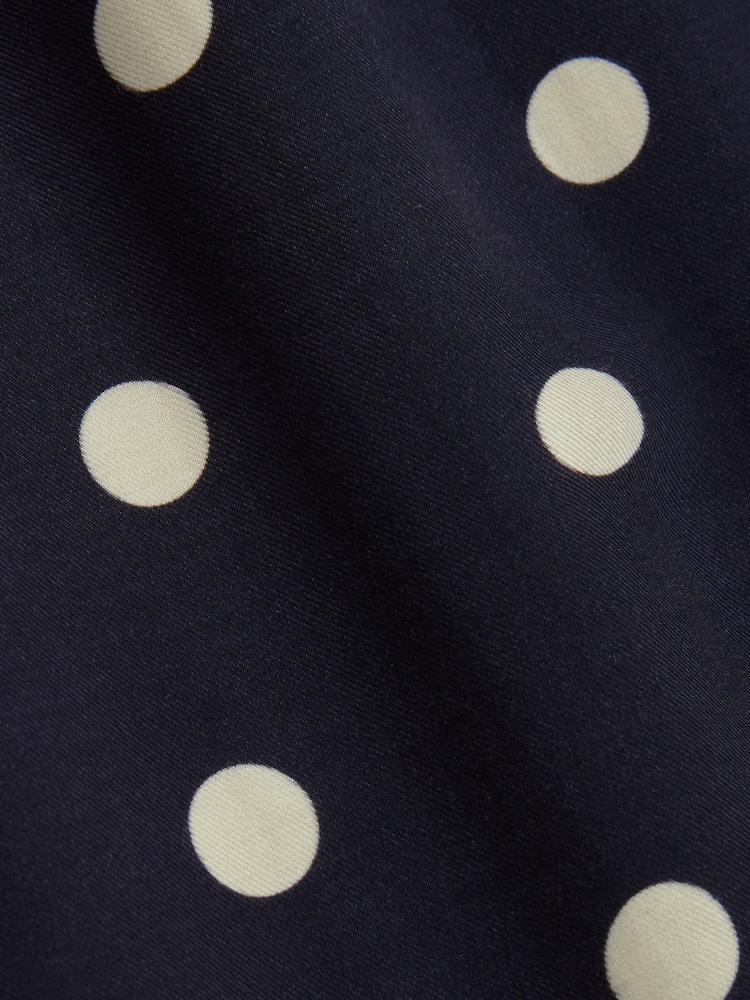 Ted Baker Blue Carmman Knit Bodice Polkadot Trouser Jumpsuit - Image 6 of 6