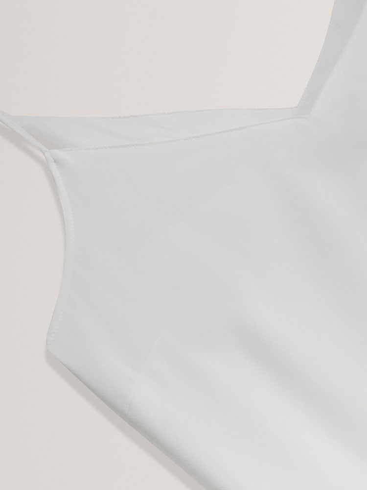 Ted Baker White Lulea-Chiffon Insert Cami Top - Image 5 of 5
