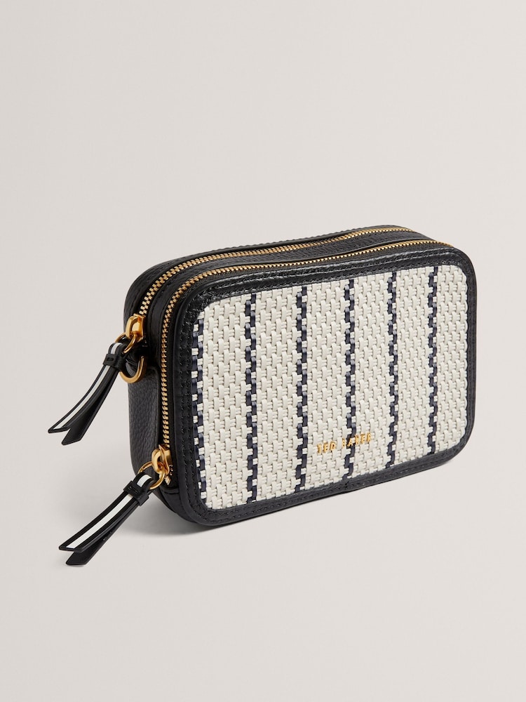 Ted Baker Blue Rivir-Woven Cross-Body Bag - Image 2 of 4 Ted Baker Blue Rivir-Woven Cross-Body Bag - Image 2 of 4