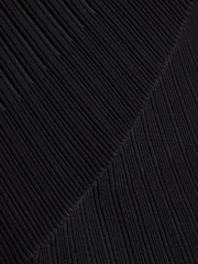 Ted Baker Black Celyina-Engineered Sheer Detail Knitted Midi Dress - Image 5 of 5