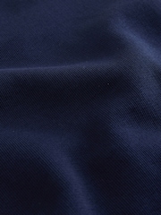 Ted Baker Blue Sanderr Graphic 100% Cotton Sweater - Image 6 of 8