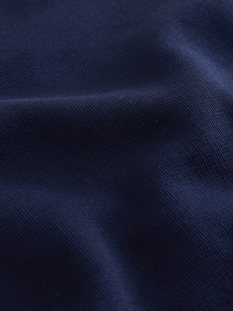 Ted Baker Blue Sanderr Graphic 100% Cotton Sweater - Image 6 of 8