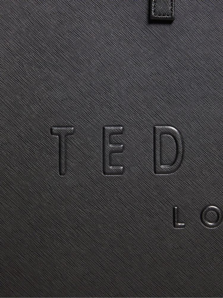 Ted Baker Black Sukicon-Crosshatch East West Icon Bag - Image 3 of 5