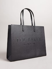 Ted Baker Black Sukicon-Crosshatch East West Icon Bag - Image 4 of 5
