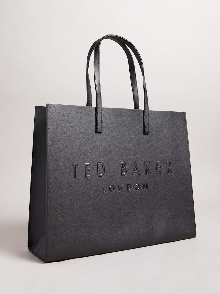 Ted Baker Black Sukicon-Crosshatch East West Icon Bag - Image 4 of 5