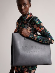 Ted Baker Black Sukicon-Crosshatch East West Icon Bag - Image 5 of 5