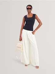 Azul marino - Ted Baker Binkkii Square Neck Knit Top - Imagen 5 de 9