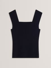 Azul marino - Ted Baker Binkkii Square Neck Knit Top - Imagen 6 de 9