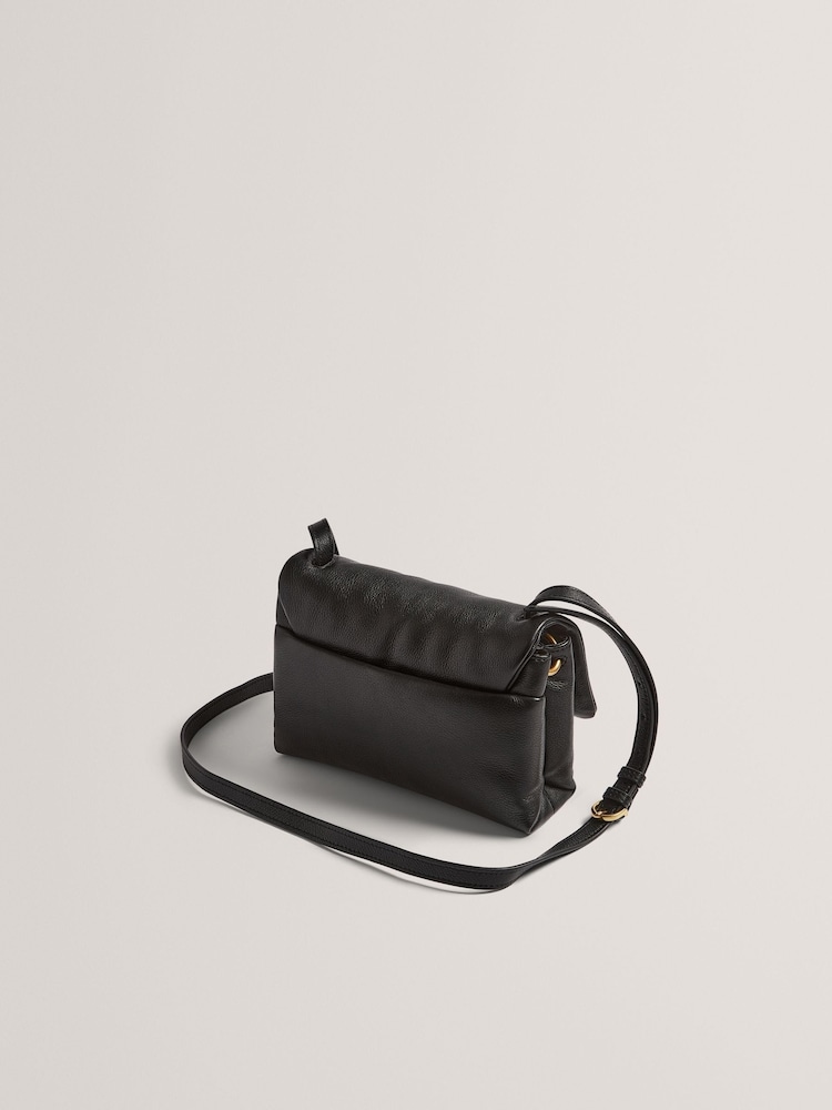 Ted Baker Black Marrisa Padded Leather Cross-Body Bag - Image 2 of 4