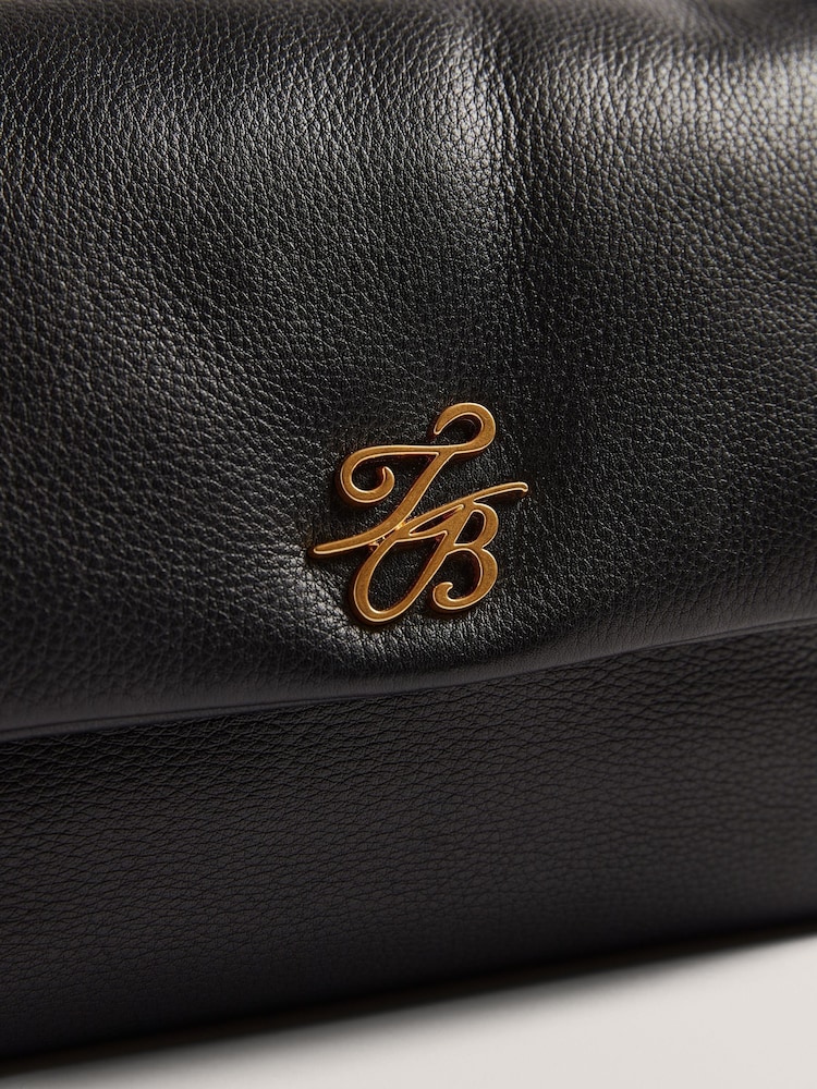 Ted Baker Black Marrisa Padded Leather Cross-Body Bag - Image 3 of 4