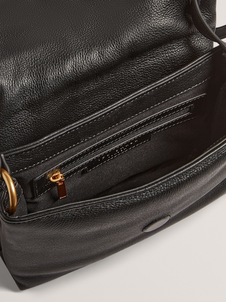 Ted Baker Black Marrisa Padded Leather Cross-Body Bag - Image 4 of 4