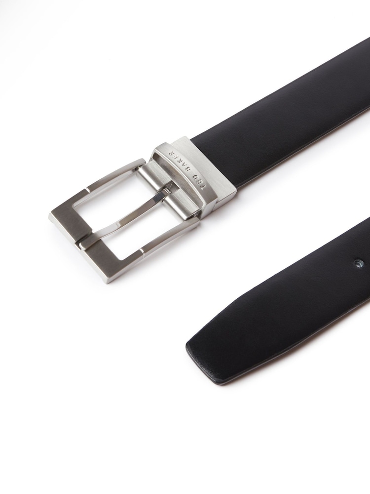 Ted Baker Black Connary Reversible Leather Belt - Image 4 of 4