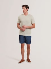 Ted Baker Lain 100% Cotton Textured T-Shirt - Bild 2 von 6