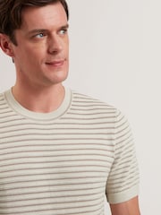 Ted Baker Lain 100% Cotton Textured T-Shirt - Bild 3 von 6