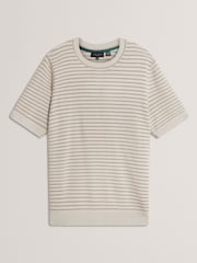 Ted Baker Lain 100% Cotton Textured T-Shirt - Bild 5 von 6