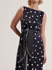 Платье миди с запахом и декоративным узлом Ted Baker Malmoa - Image 3 of 5