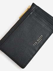 Ted Baker Black Marleah Script Zip Card Holder - Image 2 of 2
