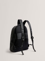 Ted Baker Black Tairone PU Script Backpack - Image 2 of 4
