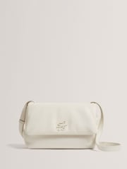Ted Baker White Marrisa Padded Leather Cross-Body Bag - Image 1 of 4