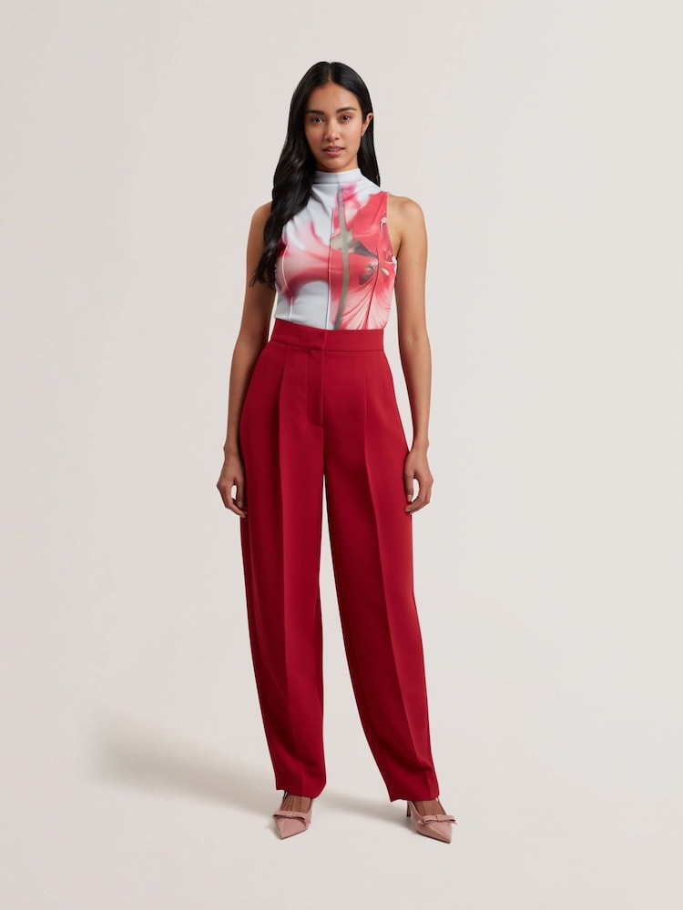 Ted Baker Harplnn-Crepe Jersey Seam Detail Printed Tank - Imagen 2 de 6