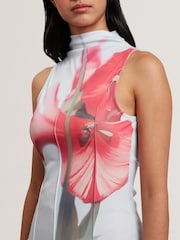 Ted Baker Harplnn-Crepe Jersey Seam Detail Printed Tank - Imagen 3 de 6