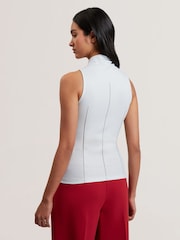Ted Baker Harplnn-Crepe Jersey Seam Detail Printed Tank - Imagen 4 de 6