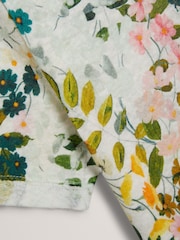 Ted Baker White Nellya Blend Printed Boxy T-Shirt - Image 6 of 6