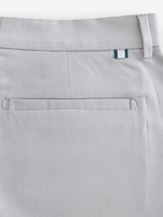 Ted Baker Grey Regular Fit Jackus Semi Plain Chino Trousers - Image 7 of 7
