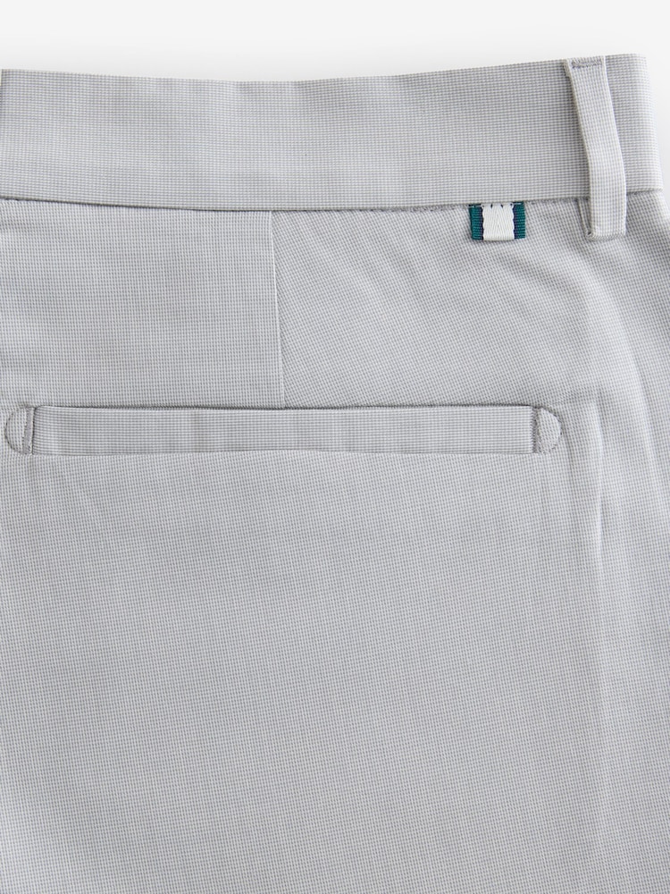 Ted Baker Grey Regular Fit Jackus Semi Plain Chino Trousers - Image 7 of 7