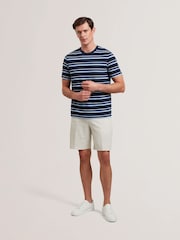 Фактурная футболка в полоску Ted Baker Gorano - Image 2 of 6