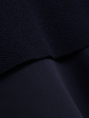 Ted Baker Blue Caycey-Raglan Detail Shirt Sleeve and Hem Tank - Image 3 of 6