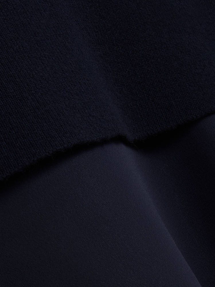 Ted Baker Blue Caycey-Raglan Detail Shirt Sleeve and Hem Tank - Image 3 of 6