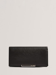 Ted Baker Black Slim Rousi Bar Detail Leather Purse - Image 1 of 4