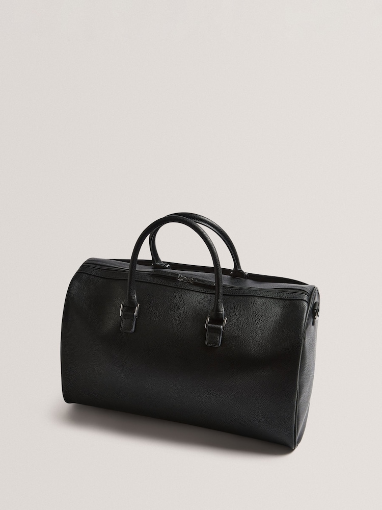 Ted Baker Black Kelvin-Stripe PU Holdall - Image 5 of 5